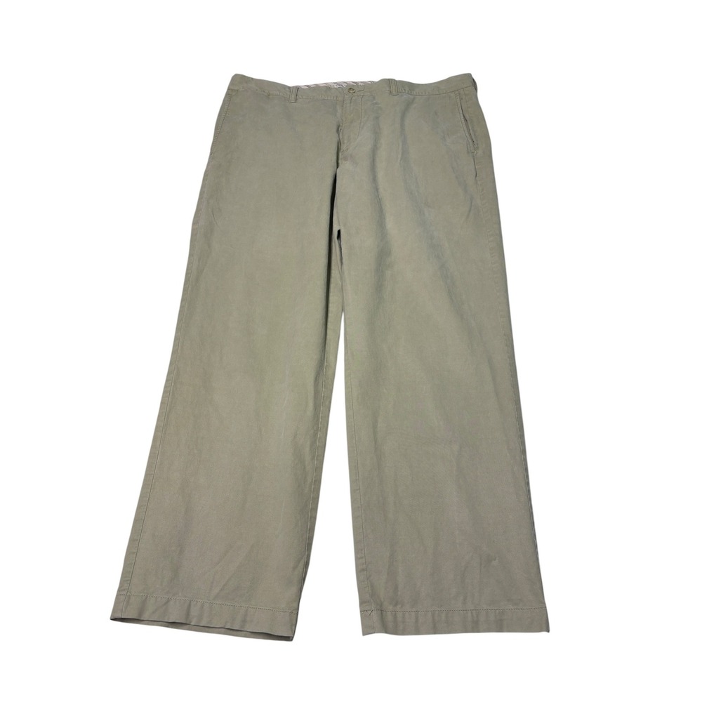 Tommy Bahama Boracay Chino Pants Mens 40X30 Sage Green Cotton Tencel Stretch
